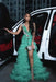 Charming Sleeveless Beadings Mint Prom Dress Sequined with High Slit - Prom Dresses
