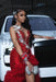 Charming Sleeveless Beadings Red Prom Dress Sequined with High Slit - Prom Dresses