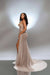 Charming Sleeveless Sequined Mermaid Prom Dress with Split