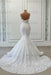 Charming Sleeveless Spaghetti Straps Mermaid Wedding Dress with Ruffles - wedding dress