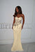 Charming Sweetheart Lace Mermaid Prom Dress Sleeveless - Champagne