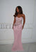 Charming Sweetheart Lace Mermaid Prom Dress Sleeveless - Blush Pink