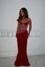 Charming Sweetheart Lace Mermaid Prom Dress Sleeveless