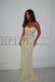 Charming Sweetheart Lace Mermaid Prom Dress Sleeveless - Daffodil