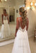 Charming V-Neck Sleeveless Appliques A-Line Floor-Length Prom Dresses - wedding dresses