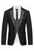Godfery Chic Black Three Pieces Notched Lapel Business Suits For Men