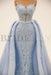 Chic Blue evening dresses long lace Prom dresses - Prom Dresses