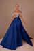 Chic Glitter Off-Shoulder Satin Mermaid Chapel Train Wedding Dress - evening dresses