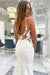 Chic Ivory Mermaid Wedding Dress Tulle lace Appliques Bridal Gown wedding dresses