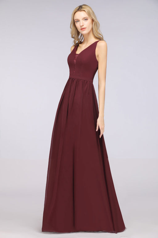 Simple Long Bridesmaid Dresses Cheap-Casual Bridesmaid Dresses|Bridelily Simple Long Bridesmaid Dresses Cheap-Casual Bridesmaid Dresses|Bridelily