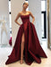 Ball Gown Sleeveless Strapless Sweep/Brush Train Ruffles Satin Dresses - Prom Dresses