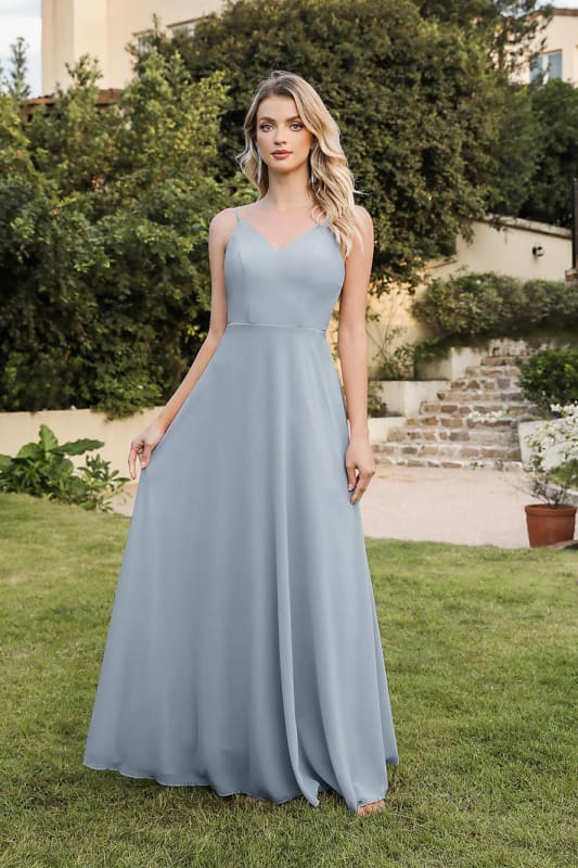 Simple Chiffon Formal Dresses - Bridelily Simple Chiffon Formal Dresses - Bridelily