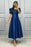 Chic Square Neckline A-Line Prom Dress with Short Sleeves