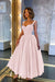 Chic Glittering Straps Sweetheart Sleeveless A Line Prom Dress With Sequins