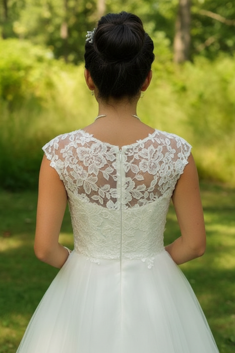 Short Ball Gown Wedding Dress Tulle Lace Sweetheart Bridelily Short Ball Gown Wedding Dress Tulle Lace Sweetheart Bridelily