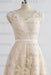Chic V-neck Appliques A-line Tulle Wedding Dress - Wedding Dresses