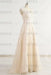 Chic V-neck Appliques A-line Tulle Wedding Dress - Wedding Dresses