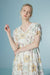 Chic V-Neck Floral Print Daily Wear Dress Tea Length - Dresses