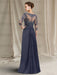 Jewel A-Line Mother of the Bride Dresses
