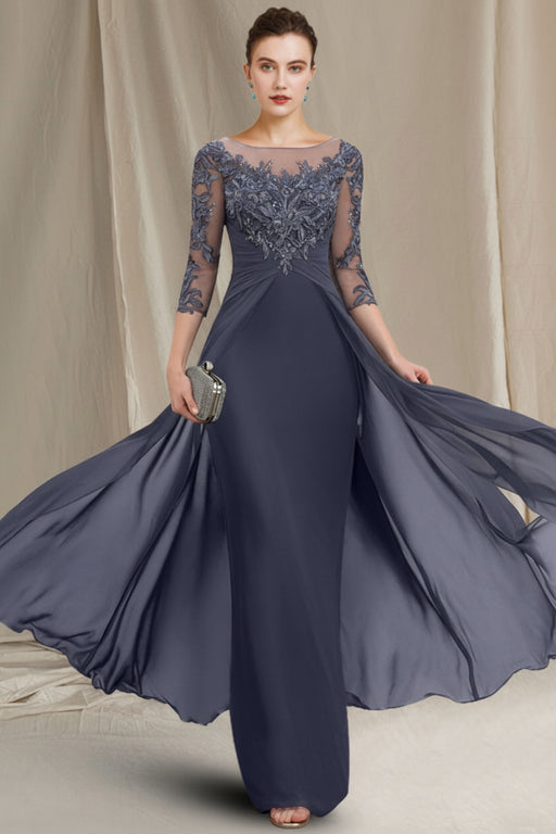 Jewel A-Line Mother of the Bride Dresses 