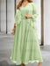 Celadon sequin lace trim mother of the bride chiffon dress with jacket