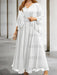 White sequin lace trim mother of the bride chiffon dress with jacket
