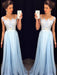 Chiffon Sheer Neck Sleeveless Sweep/Brush Train With Applique Dresses - Prom Dresses