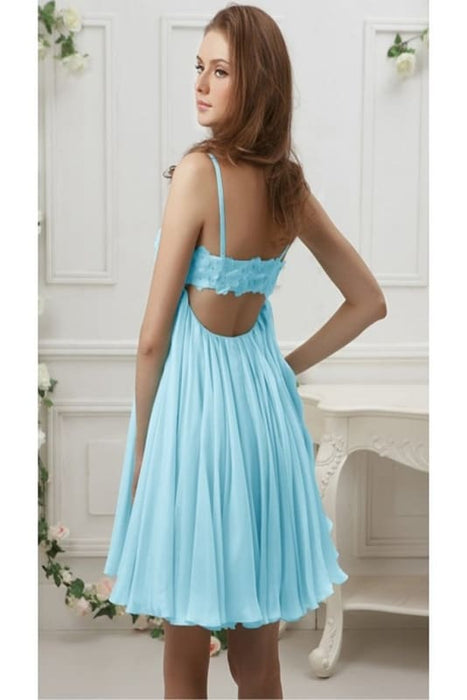 Chiffon Short/Mini Homecoming Short Prom Dress - Prom Dresses