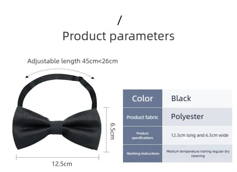 Classic Men Bowtie Boys Grils Children Bow Tie Solid Color Wedding Ties Accessories