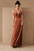 Velour Dress - Crimson Red