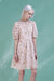 Cute Bubble Sleeves Short Pink Formal Dress Flowers Print Daily Dress - Photo Color / S - Dresses