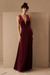 Velour Dress - Deep Magenta Rose