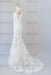 Deep V-neck Appliques Tulle Mermaid Wedding Dress - Wedding Dresses