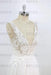 Deep V-neck Lace A-line Tulle Wedding Dress - Wedding Dresses