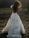 Deep V Neck Short Sleeve Backless A Line Wedding Dresses - wedding dresses