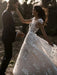 Deep V Neck Short Sleeve Backless A Line Wedding Dresses - wedding dresses