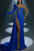 Dramatic One-Shoulder Mermaid Evening Dress Long with High Slit - Prom Dresses