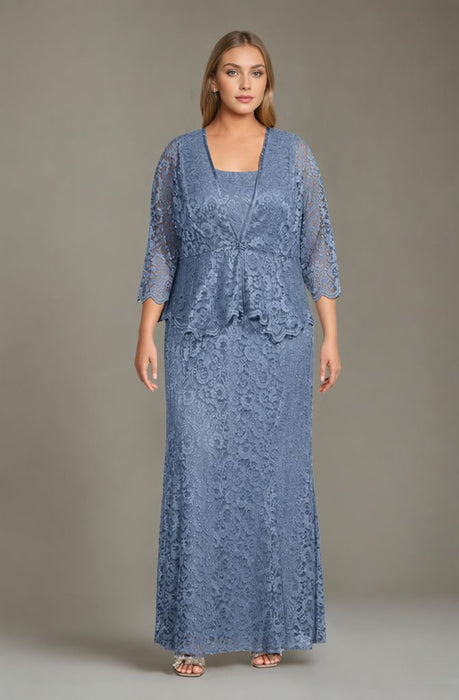 Plus Size 2-Piece Mother of the Bride Dress Dress with Jacket