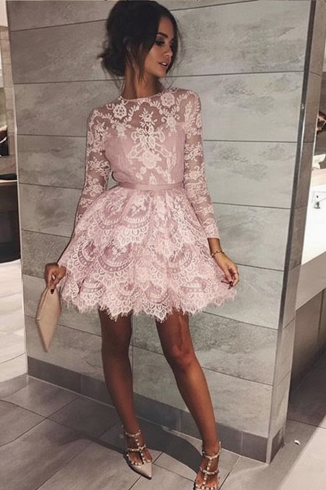 pink sweet 16 dresses short Custom Size / Candy Pink As Picture