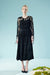 Elegant 3/4 Sleeves Black Mesh Patchwork Lace Dress Casual Daily Wear - Dresses