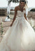 Elegant A Line Sweetheart Tulle Lace Applique Ivory Wedding Long Dress - Wedding Dresses