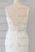 Elegant Appliques V-neck Sheath Wedding Dress - Wedding Dresses