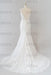 Elegant Appliques V-neck Sheath Wedding Dress - Wedding Dresses