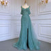 Elegant Beaded Mermaid Evening Party Dress Gown