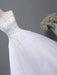 Elegant Beads Lace-Up Ruffles Wedding Dresses - wedding dresses
