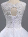 Elegant Beads Lace-Up Ruffles Wedding Dresses - wedding dresses