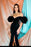 Elegant Black Off-the-Shoulder Mermaid Prom Dress with a Stylish Split 