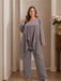 Elegant Chiffon 3 Piece Mother of the Bride Jumpsuits