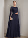 Princess A-Line Floor-Length Mother of the Bride Dress with Cape Sleeves Bow and Ruffles