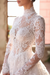 Elegant High Neck Long Sleeves A-Line Appliques Lace Wedding Dress
